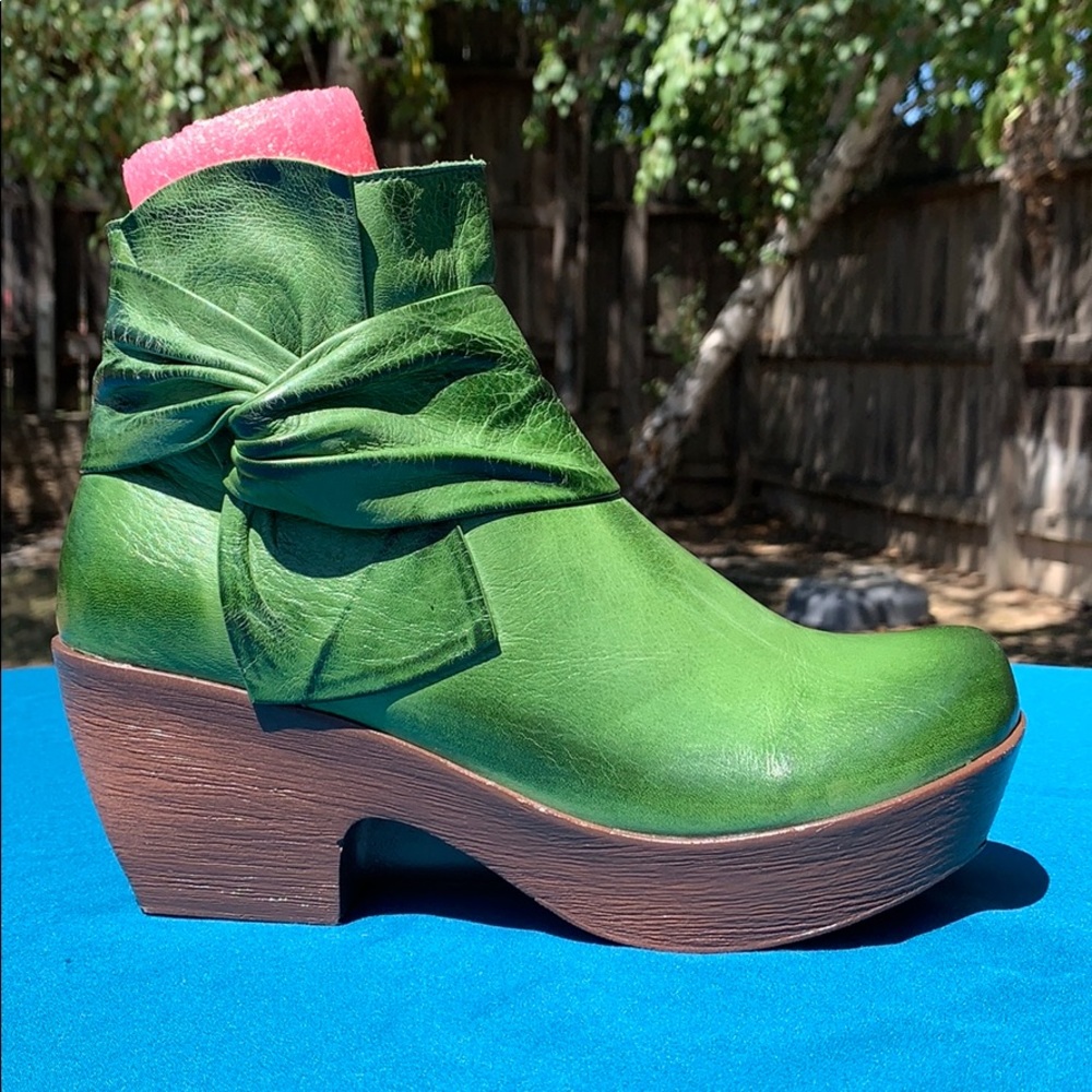 Jafa 628 Ruched Ankle Boot Kiwi Size 37